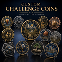 Moneda Conmemorativa de Metal Duradero Personalizada con Grabado para Programas de Intercambio Internacional y Exhibición en Festivales Culturales