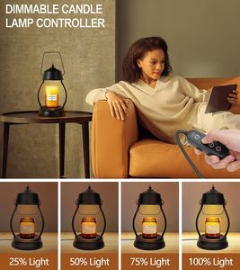 Lámpara Calentadora de Velas Decorativa para el Hogar, Estilo Retro, con Temporizador - Product Image 5