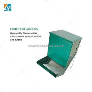 YYX LMR30 Automatic Animal Feeder Box Hot Sale High Quality Feeding <strong>Trough</strong> Galvanized <strong>Metal</strong> Rabbit Feeder <strong>Trough</strong> - Product Image 3