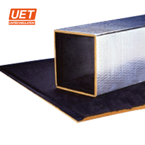 Produits d'isolation en <span class=keywords><strong>mousse</strong></span> PE pour conduits d'air de haute qualité UET, film et mat noir en fibre de verre pour l'enveloppement des conduits 24 kg/m3 - Product Image 5