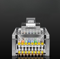 Conector Ethernet RJ45 Enchufe RJ45 8p8c Cat5 Cat5e CAT6 CAT6A Conector de cable de red RJ45