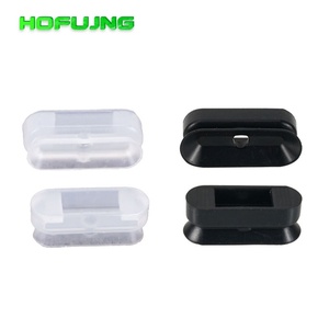HOFUJNG Ventosa de vacío de goma de silicona ovalada larga de 5x8 con doble orificio, blanca/negra, para máquina de envasado de bolsas abiertas - Product Image 5