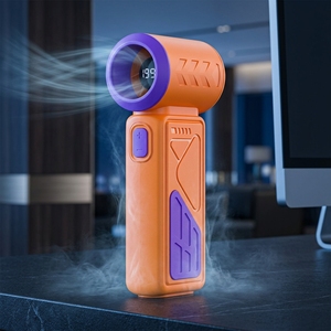 Ventilador de Mano USB Naranja en Oferta, Mini Ventilador de Bolsillo para Hotel, Mini Ventilador Refrigerador con Instalación In Situ - Product Image 5