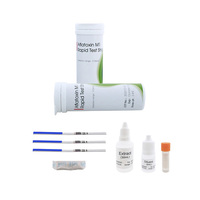 Kit de bandelettes de test rapide pour l'aflatoxine B1 et M1, détection de haute sensibilité pour la sécurité alimentaire des céréales, des aliments pour animaux, du lait et des noix