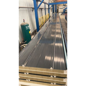 Panneaux sandwich en laine de roche ondulée CHANGYI, isolation thermique, <span class=keywords><strong>épaisseur</strong></span> 50 mm, pour toitures et murs - Product Image 4