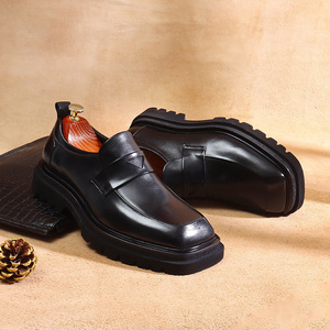 โปรโมชั่นใหญ่ปี 2025 รองเท้าบูทเชลซีหนังแท้กันน้ำสำหรับผู้ชาย สไตล์คลาสสิกทรงหุ้มข้อสูงแบบอังกฤษ สำหรับธุรกิจ สีสันสดใส - Product Image 3