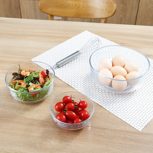 Transparent Glass Bowl 285ml 700ml 1215ml For Salad Soup Dessert Home Kitchen Use - Product Image 3