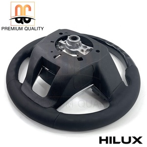 Guangzhou qicheng autopartes Asia mercado Venta caliente volante de madera negra para Hilux Revo <span class=keywords><strong>Vigo</strong></span> pick up - Product Image 5