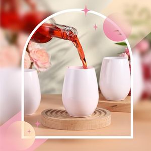 Premium <b>Disposable</b> PET <b>Champagne</b> <b>Flutes</b> Plastic Wine Glasses White Customizable Colors With Wedding Party Event Supply - Product Image 2