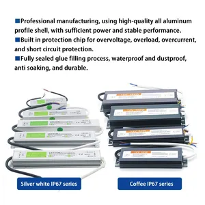 Chuyên Nghiệp <span class=keywords><strong>DIY</strong></span> <span class=keywords><strong>LED</strong></span> Power Supply Adapter 12V 24V 100W Thay Đổi Độ Sáng Chiếu Sáng Biến Áp COB Đèn <span class=keywords><strong>LED</strong></span> Điều Khiển Không Thấm Nước Dẫn Lái Xe - Product Image 2