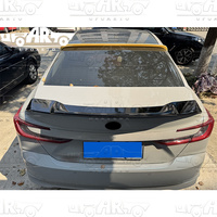 Accessoires extérieurs de réglage automatique, becquet de coffre, ABS, fibre de carbone, style R, becquet arrière de voiture pour Toyota Camry 2024