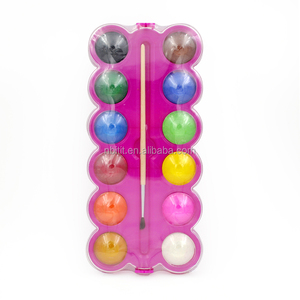 Ensemble de peinture <span class=keywords><strong>aquarelle</strong></span> solide pour enfants de qualité chaude avec <span class=keywords><strong>palette</strong></span> en plastique - Product Image 3