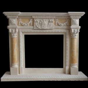 Pas cher prix blanc naturel Marbre cheminée - Product Image 6