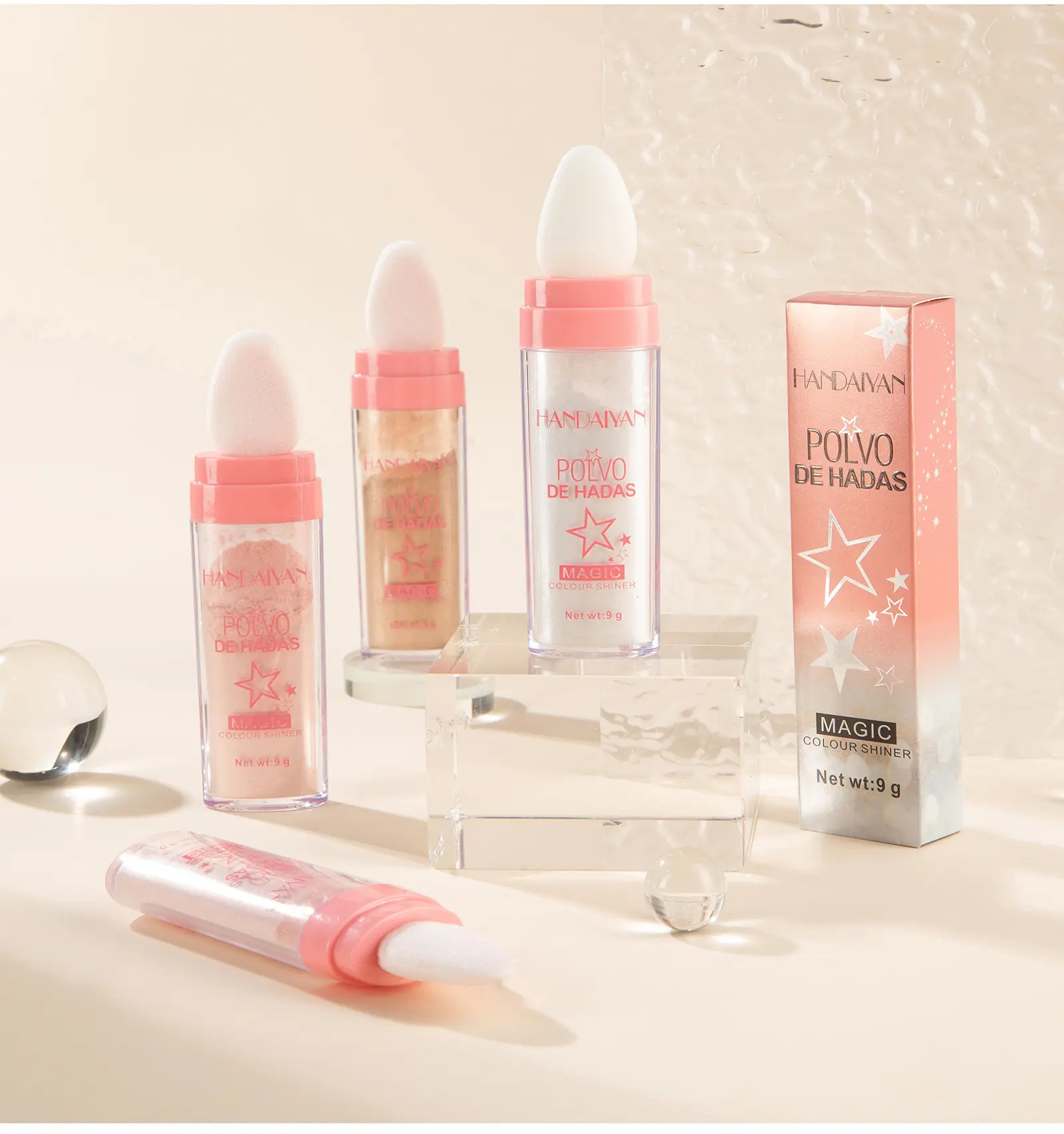 Polvo De Hadas Fairy Highlighter Powder Glitter Powder Shimmer Contour Blush Powder Makeup For Face Body Highlight Makeup