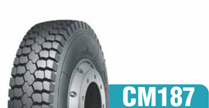 ยางรถยนต์จีน CM187 12R22.5 สำหรับรถบรรทุกและรถยนต์ ยาง TBR สำหรับงานเหมือง พร้อมดอกยางแบบคอมพาวด์ สำหรับการขนส่งทางไกล - Product Image 2