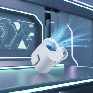 Ventilador de Cuello Recargable con Batería de 2000 mAh, Pantalla LED, Control por Botones, Portátil, Multifunción, 3 Velocidades, USB, para Exteriores y Hoteles - Product Image 1