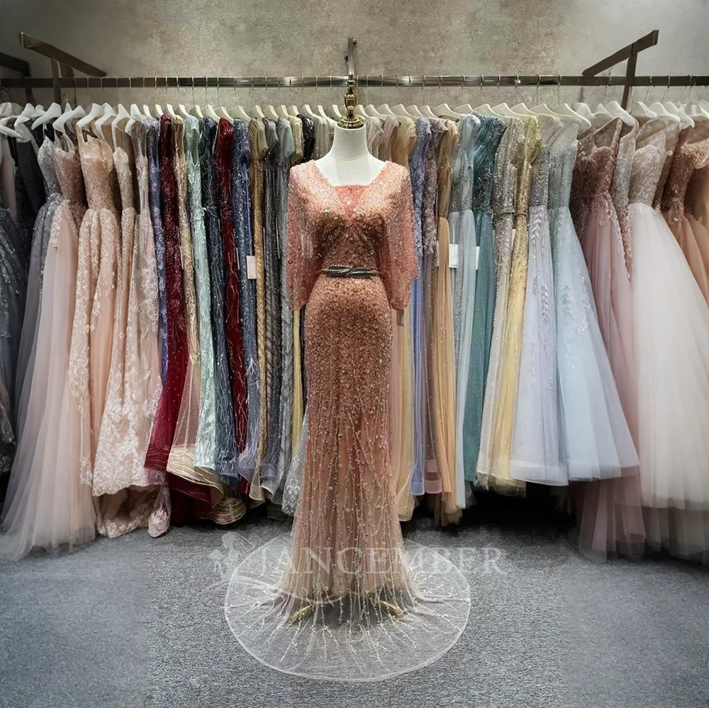 strapless open back dress Floral Embroidered Prom Dress G1368 by Nox Anabel  Sparkly Gowns