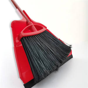 ไม้กวาดพลาสติกมุมสูง594.2G,ไม้กวาดพลาสติกพร้อมคลิปบนที่ตักผงทำความสะอาดบ้าน/อุตสาหกรรมทำความสะอาดพื้น - Product Image 6