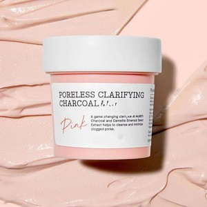 Mascarilla Facial de Arcilla Rosa con Carbón Activado para Limpiar Poros, Eliminar Puntos Negros y Controlar el Acné - Product Image 4