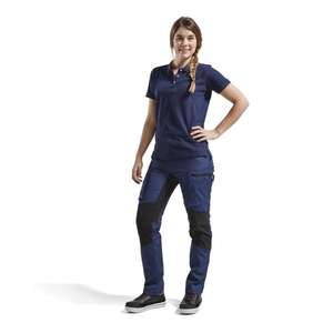 Blaklader เสื้อโปโลผู้หญิงสีกรมท่า-น้ำเงิน-EAN เสื้อยืดทำงาน7330509479278และเสื้อโปโล - Product Image 3