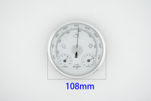 Station météo intérieure et extérieure, hygromètre mécanique, thermomètre, baromètre anéroïde - Product Image 6