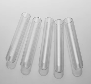 Verre à haute teneur en borosilicate personnalisable pour tubes à essai avec fond plat - Product Image 2