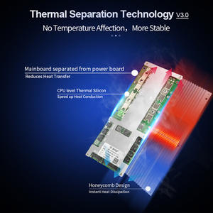 JBD 8S-21S Système de gestion de batterie 8S 24V 16S 48V 20S 60V LiFePO4 BMS Li-ion BMS 80A 100A 120A 150A 200A avec UART RS485 CAN - Product Image 3