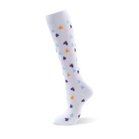 Chaussettes de compression athlétiques colorées pour hommes et femmes, hauteur genou, 20-30 mmHg, pour la course et l'allaitement, vente en gros