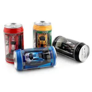 Baru Mobil Mini Coke Can RC Mobil 20 KM/H Radio Remote Control Mobil RC Mainan 4 Frekuensi Mainan untuk Hadiah Anak-anak RC Model