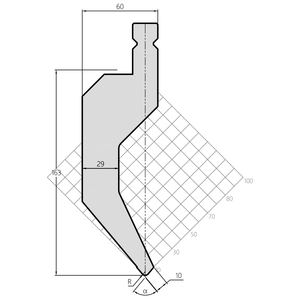 Punzone e Matrice per Pressa Piegatrice OIVACO, Utensili Resistenti all'Usura per Macchine <span class=keywords><strong>Piegatrici</strong></span> Amada <span class=keywords><strong>Trumpf</strong></span> Bystronic - Product Image 3