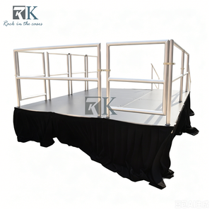 Custom Size Aluminum Modular Stage Portable Adjustable Stage for Wedding Event - Product Image 1