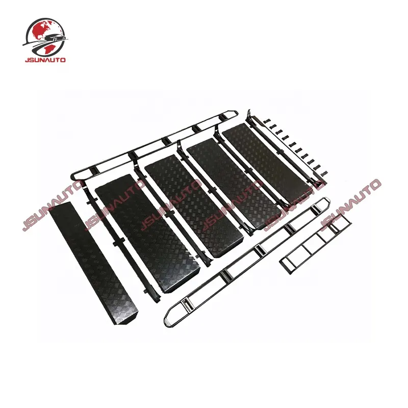 Car Luggage Rack For Benz G500 Off Road Style Roof Luggage Carrier With Ladder For G Class W463 W464 G350 G63 Roof Rack