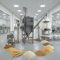 Ligne de production et d'emballage de machines pour le mélange, le remplissage et le conditionnement de poudre de protéines de lactosérum et d'avoine instantanée