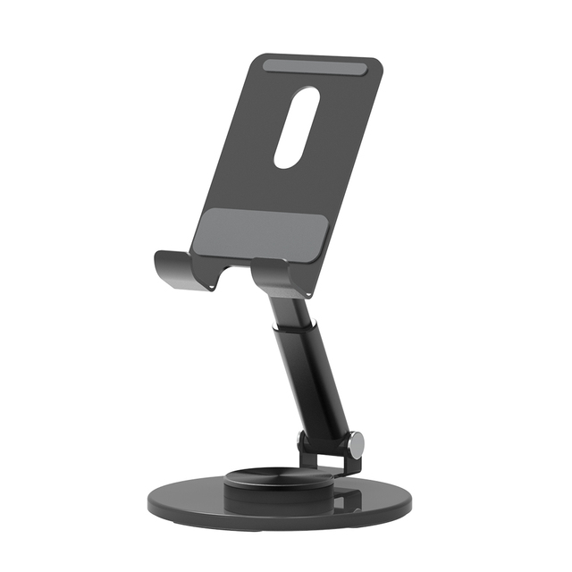Anti-slip Foldable Aluminium Alloy Desk Phone Stand Tablet Holder Mobile Phone Holders with Adjustable Height