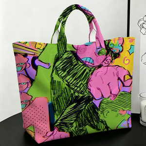 Sac fourre-tout en PVC Mob <span class=keywords><strong>Psycho</strong></span> 100, sac transparent imperméable, sac de plage, pochette fourre-tout, sacs à main avec nœud, sac de rangement - Product Image 4