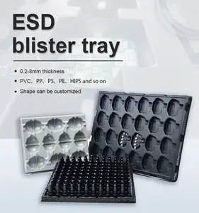 Custom Vacuum Forming ESD Plastic Blister ESD PCB Tray