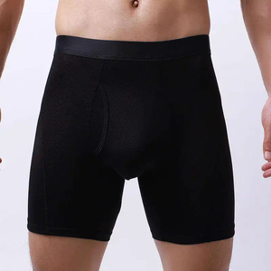 Calzoncillos Boxer Largos Personalizados con Logotipo, 95% Nailon, 5% Elastano, Ropa Interior Masculina Deportiva de Secado Rápido - Product Image 5