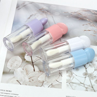Contenant cosmétique de luxe rechargeable vide pour les lèvres, emballage de rouge à lèvres liquide et brillant à lèvres, tubes d'huile pour les lèvres de 4 ml, vente en gros