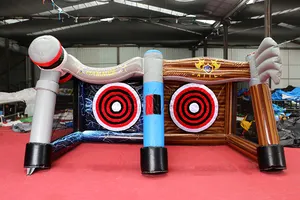 New Inflatable Sport Games Inflatable Hammer Throwing Game Toss Axe Throwing Game For Sale