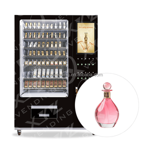 Máquina expendedora <span class=keywords><strong>de</strong></span> perfumes XYZ Cosmetics <span class=keywords><strong>con</strong></span> 10 botellas <span class=keywords><strong>de</strong></span> muestra <span class=keywords><strong>de</strong></span> perfume en spray y sistema <span class=keywords><strong>de</strong></span> pago <span class=keywords><strong>con</strong></span> <span class=keywords><strong>tarjeta</strong></span> <span class=keywords><strong>de</strong></span> crédito, monedas y efectivo. - Product Image 1