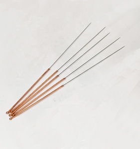 500 pezzi agujas de acupuntura aghi per agopuntura all'ingrosso con manico in rame a secco - Product Image 4