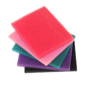 ฟองน้ำกรองคุณภาพสูงแบบกำหนดเอง ฟองน้ำกรองโพลียูรีเทนแบบกำหนดเองที่เป็นมิตรกับสิ่งแวดล้อมสำหรับใช้ในตู้ปลา บรรจุในกล่อง/ถุง - Product Image 1