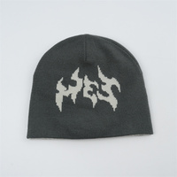 Bonnets en Tricot Personnalisés Double Face avec Logo Jacquard, Bonnets Réversibles en Acrylique Personnalisés, Bonnets de Club à Motif Personnalisé
