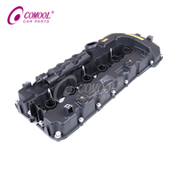 غطاء صمام المحرك COMOOL 11127565284 لسيارات BMW الفئة 1 و3 و5 و6 و7 وX6 وZ4 طرازات E60 وE61 وE71 وE82 وE88 وE89 وE90 وE91 وE92 وE93 وF01 وF02 N54 غطاء رأس الأسطوانة
