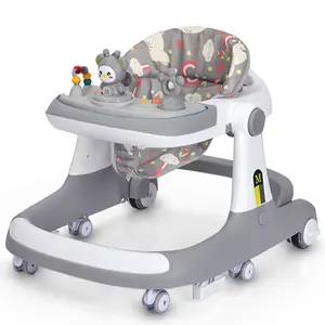 Nuevo Diseño, Último Modelo, Andador <span class=keywords><strong>de</strong></span> Plástico para Bebés con Música y Juguetes, Andador Musical 3 en 1, Andador con Ruedas Universales Silenciosas - Product Image 1