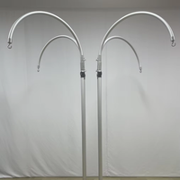 Support de lustre en aluminium à quatre côtés de 3 pieds Nouvelle arrivée pour l'éclairage élégant Dîner de fête de mariage Événements spéciaux