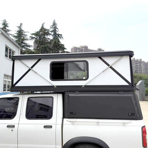<span class=keywords><strong>Tente</strong></span> de toit rigide pliable pour pick-up, imperméable, en alliage d'aluminium, pour camping tout-terrain en extérieur - Product Image 2