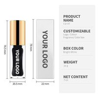 Lipstik Oil Coklat Ukuran Kecil Tahan Lama, Tersedia, Logo Pribadi