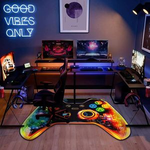 <span class=keywords><strong>Tapis</strong></span> de jeu 3D Design pour salle de <span class=keywords><strong>jeux</strong></span> vidéo, moderne, grand mini pour adolescents garçons filles, <span class=keywords><strong>chambre</strong></span> à coucher, salon, Aera - Product Image 2