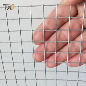 Factory Direct Sale Galvanized Farm Fence 5x5 Welded Wire Mesh Square Chicken Wire Mesh